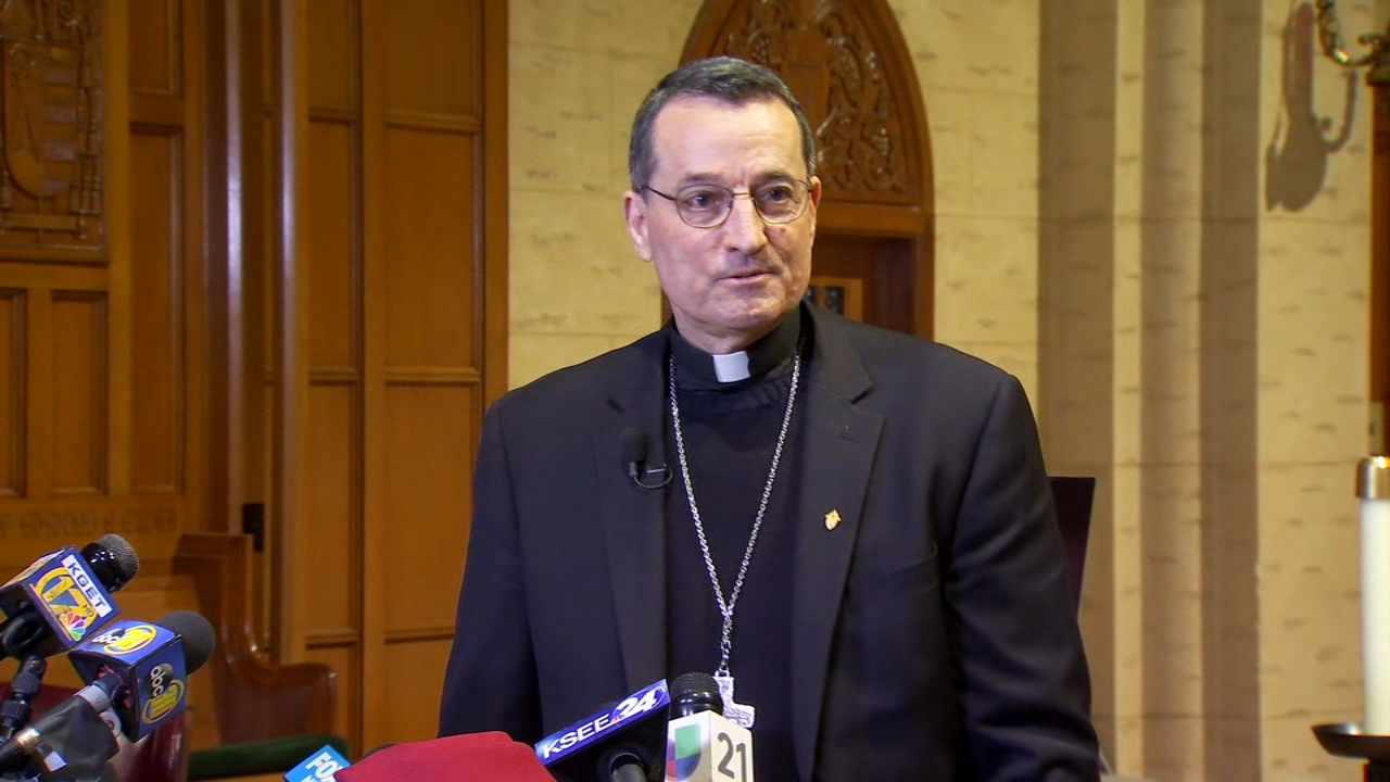 Photo of the new Bishop of Fresno, Joseph V. Brennan