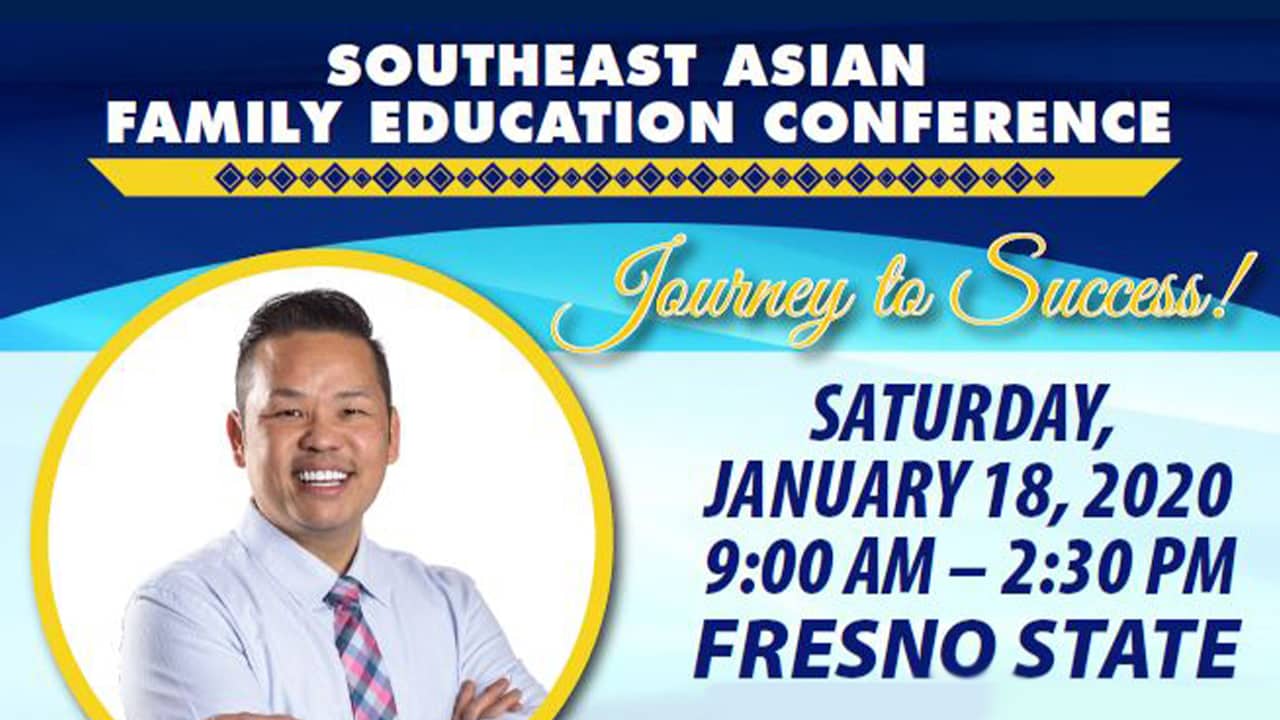 Photo of a piece of a flyer showing the "Journey to Success" event