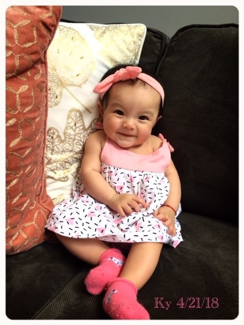 Photo of the Gerber baby for 2019, Kairi 