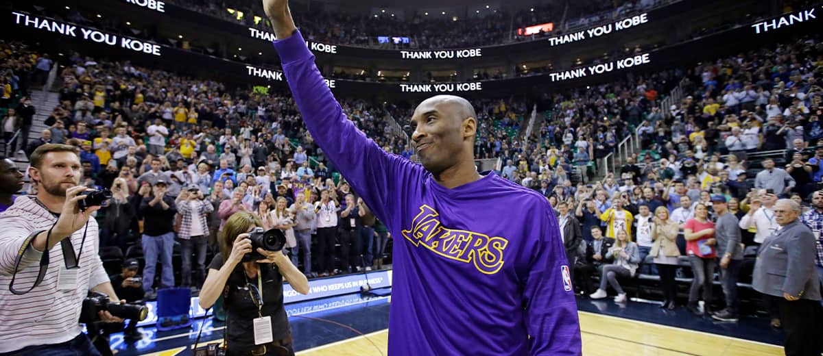 Photo of Kobe Bryant in 2016