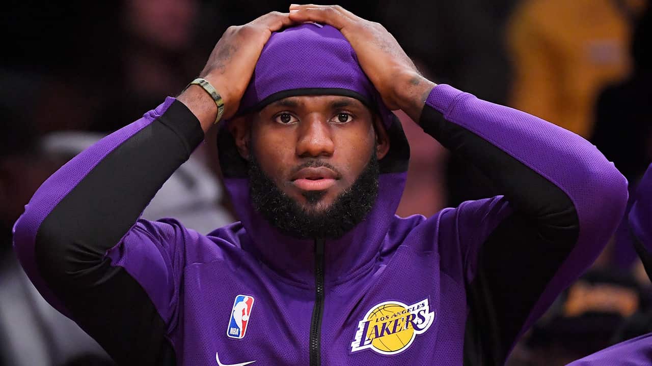 Photo of Los Angeles Lakers' LeBron James 