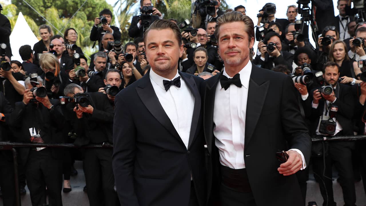 Photo of Leonardo DiCaprio and Brad Pitt