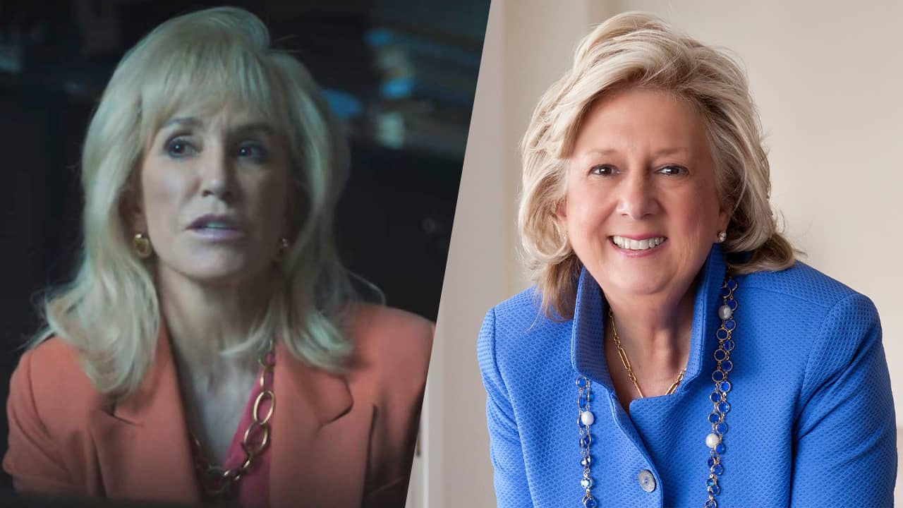 Photo of Felicity Huffman as Linda Fairstein in Netflix's "When They See Us" / Linda Fairstein File Photo