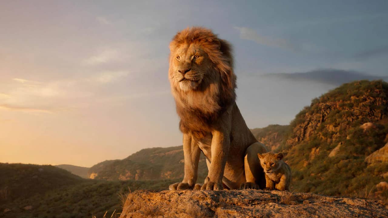Photo of a scene from "The Lion King"