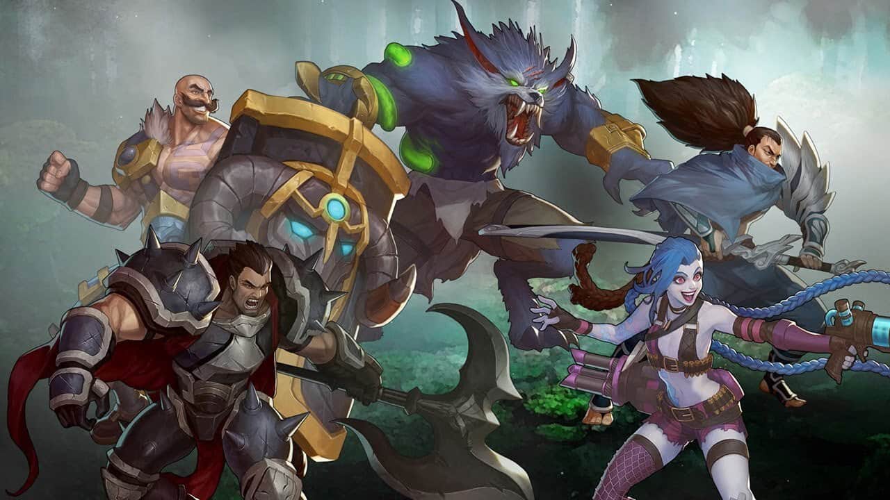 Image from the eSports game League of Legends
