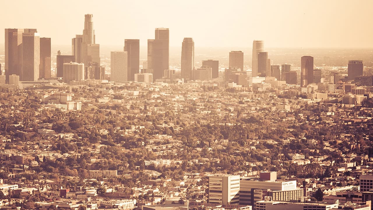 Photo of Los Angeles skyline