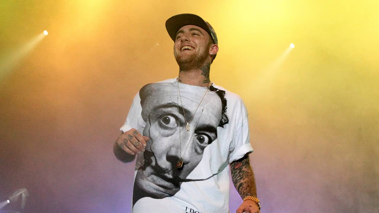 Photo of late rapper Mac Miller