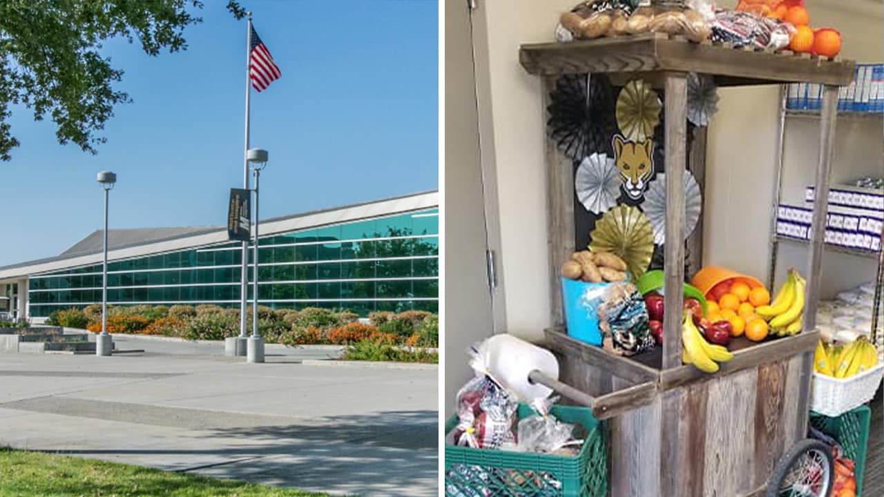 Photo of the Madera College Lions Den Food Pantry