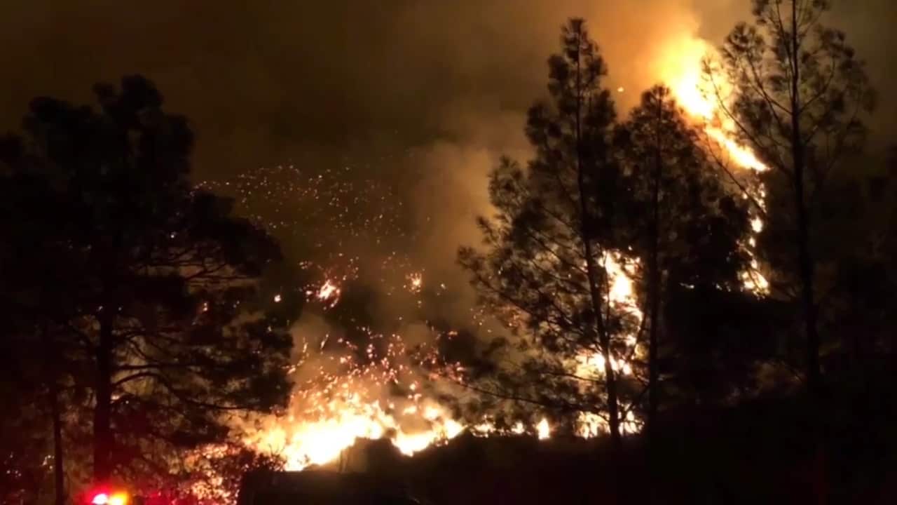 Photo of the Briceburg Fire near Yosemite National Park