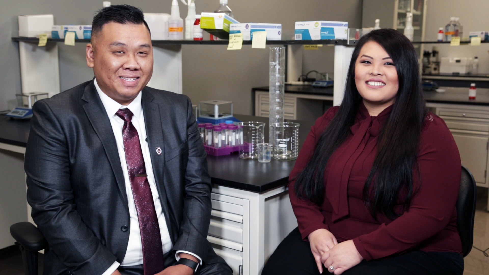 Married pharmacy school graduates Edwin Thao and Kang Yang