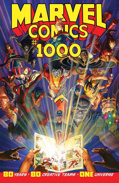 Photo of Marvel Comics #1000 cover