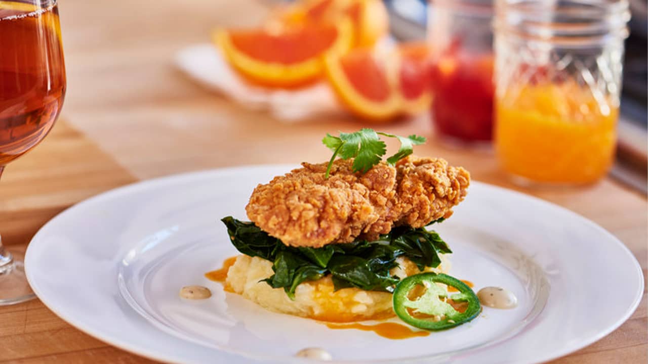 Photo of lab grown chicken sandwich