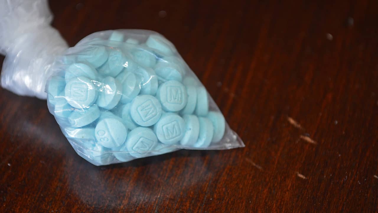 Photo of Mexican Oxy, fentanyl laced blue pills