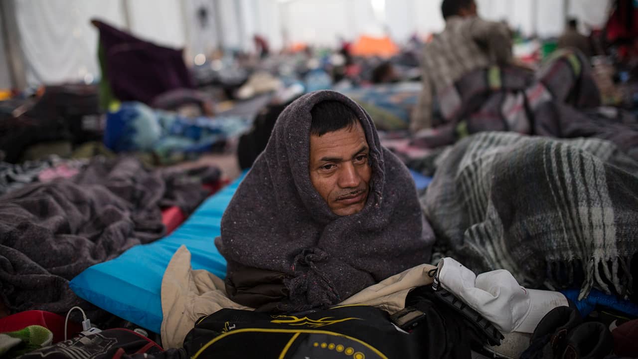 Photo of Alcides Padilla, a member of the migrant caravan heading to the U.S. border