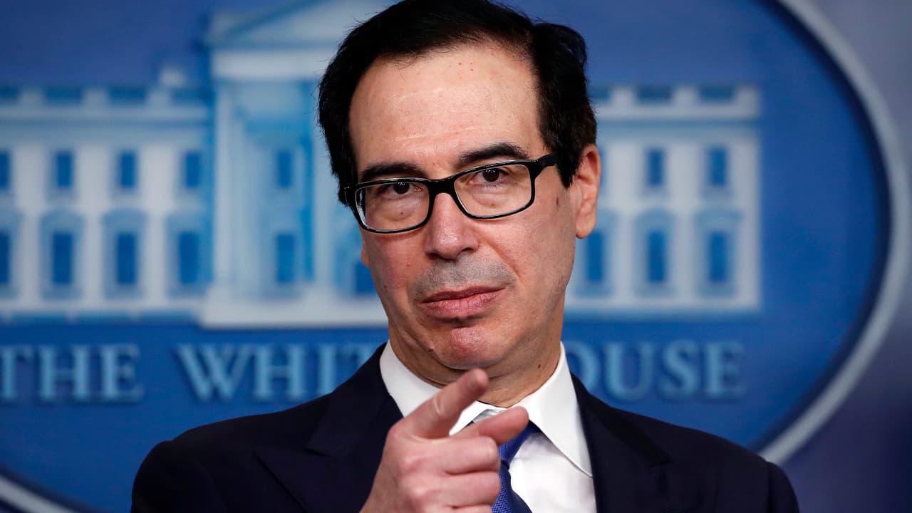 Photo of Treasury Secretary Steven Mnuchin