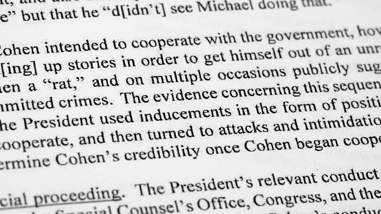 Photo of Mueller Report
