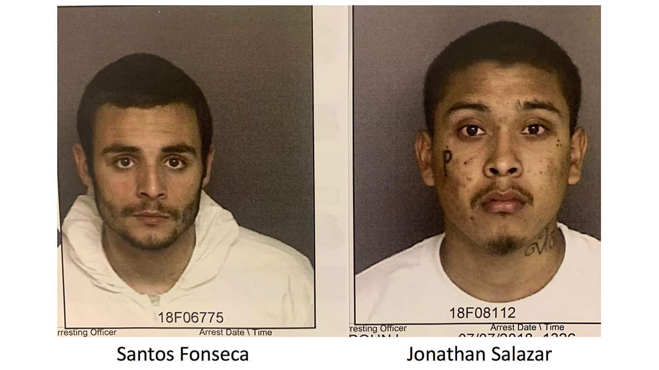 Photo of Santos Fonseca, left, and Jonathan Salazar