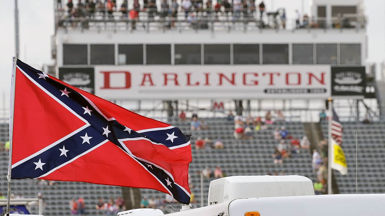 Photo of a confederate flag