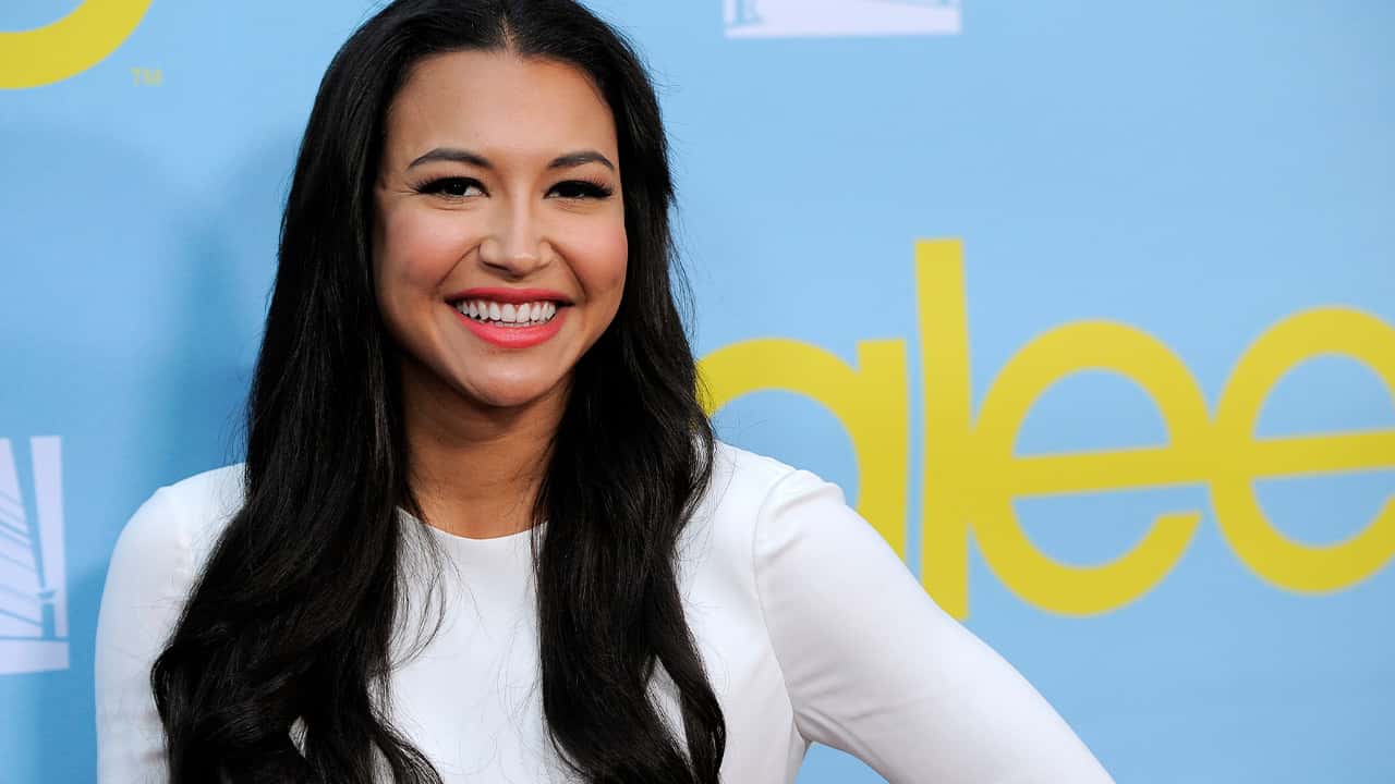 Photo of Naya Rivera, a cast member in the television series "Glee,"