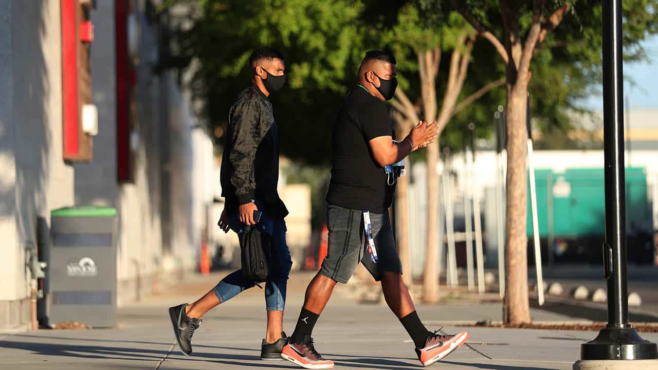 Photo of Members of the San Jose Earthquakes