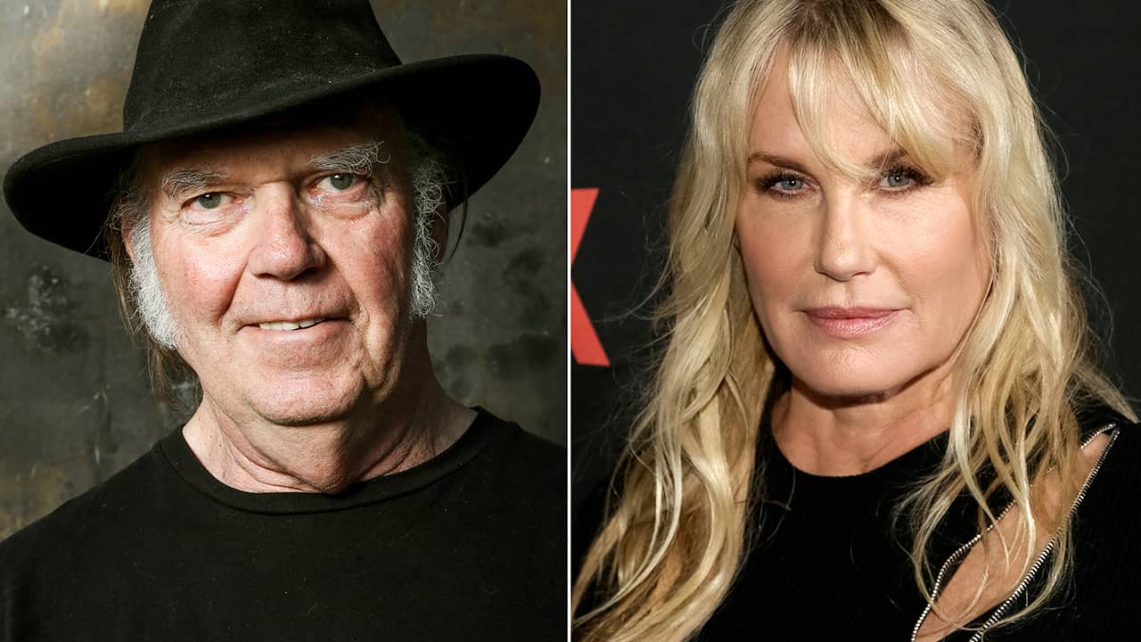 Photo of Neil Young and Daryl Hannah