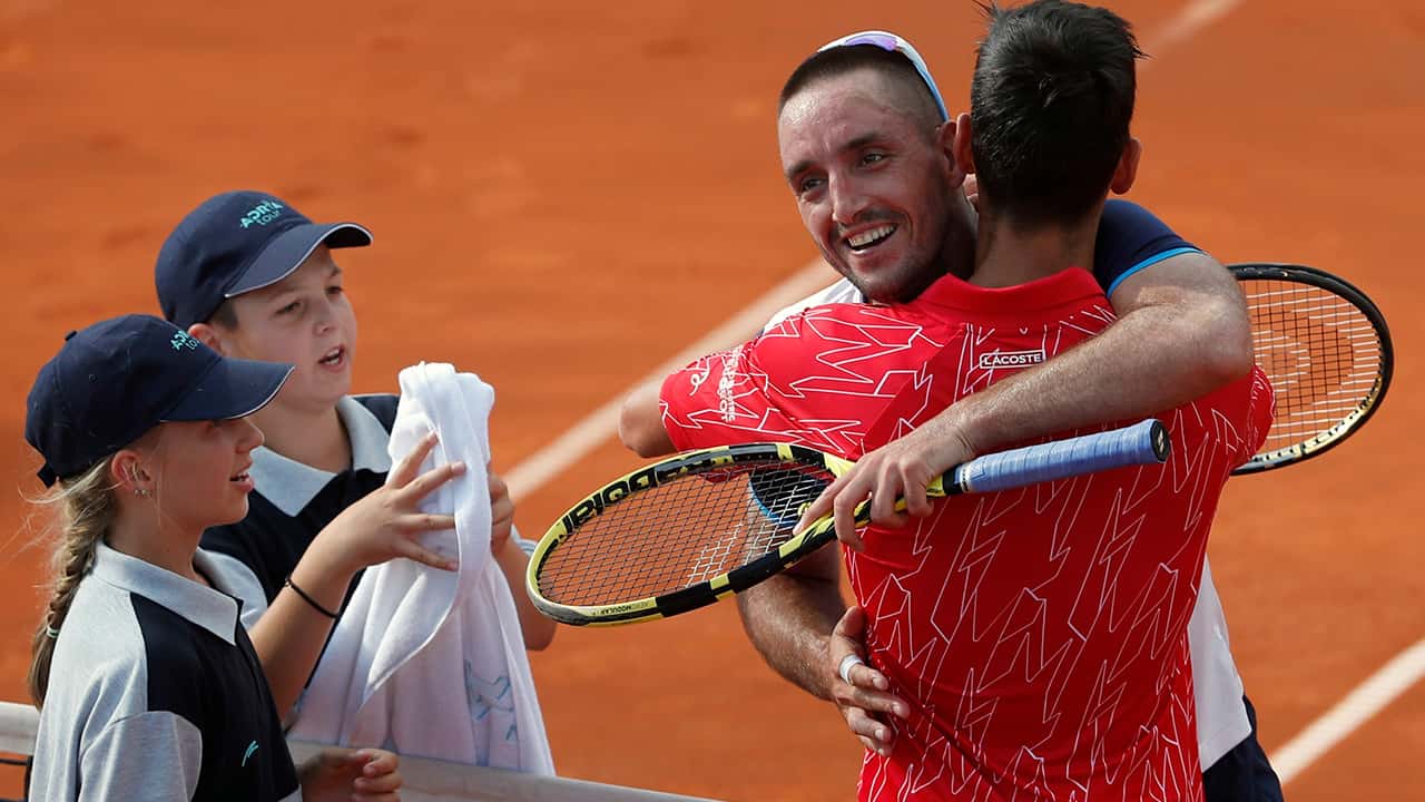 Photo of Serbia's Novak Djokovic
