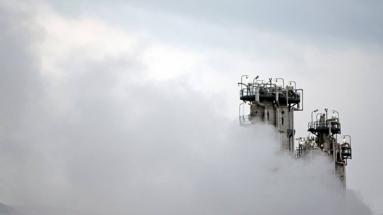 Photo of a part of Arak heavy water nuclear facilities