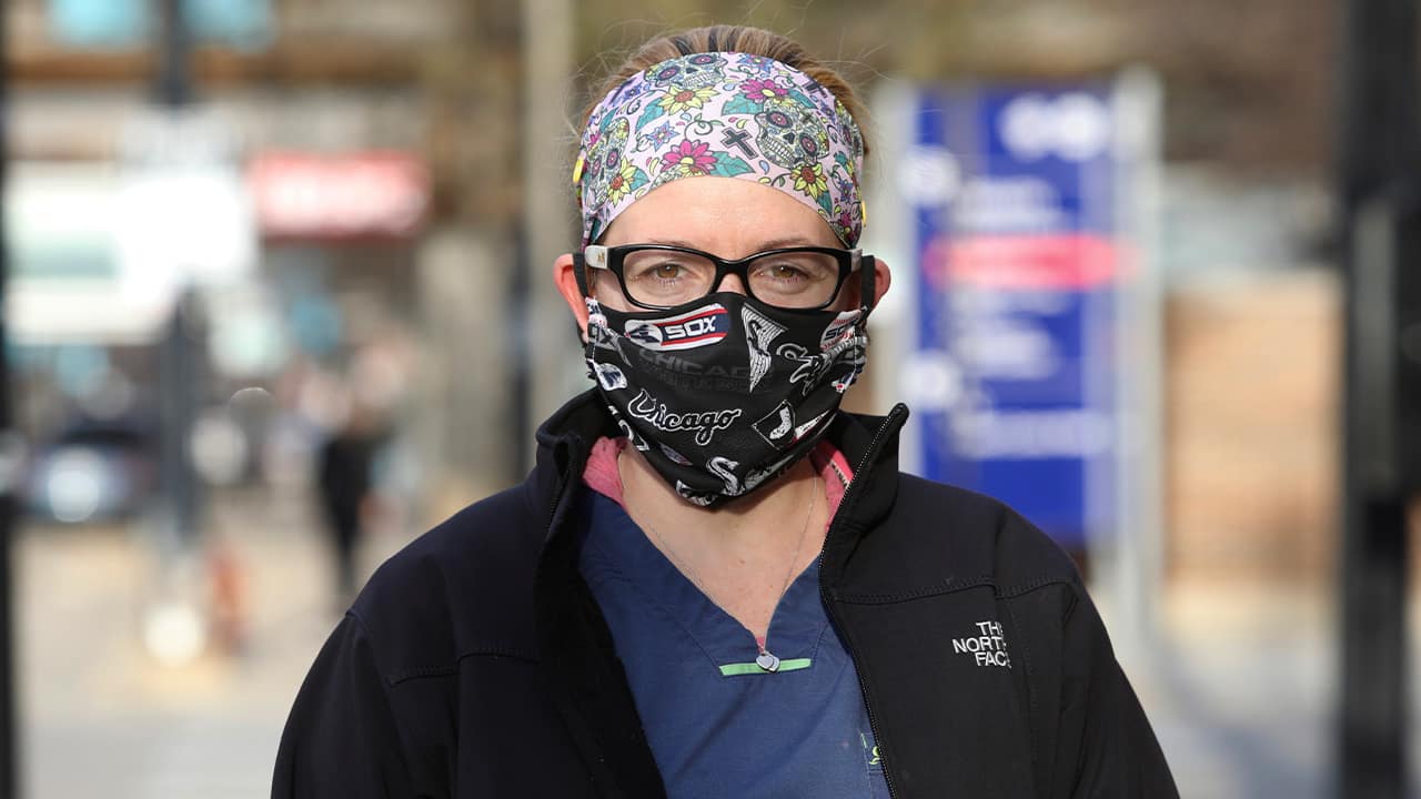 Photo of Cynthia Riemer, an emergency room nurse at the University of Illinois Hospital