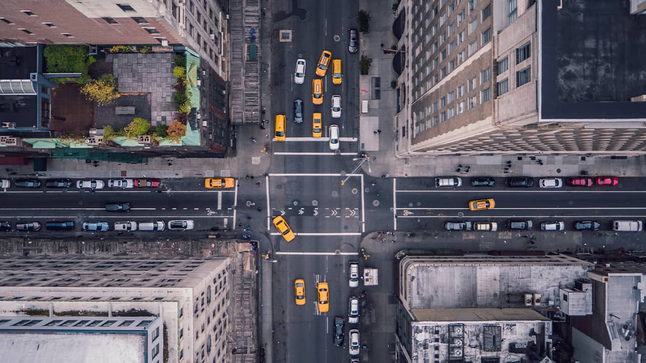 Photo of New York City aerial view