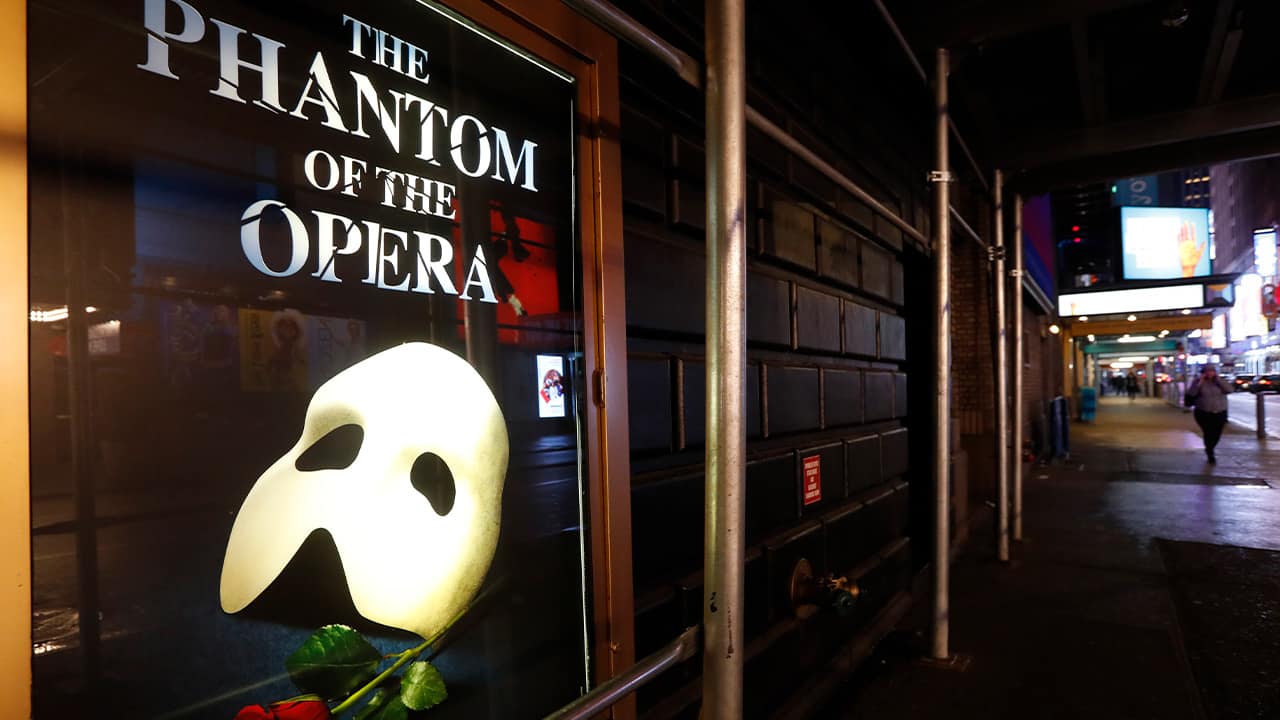 Photo of "The Phantom of the Opera" poster 