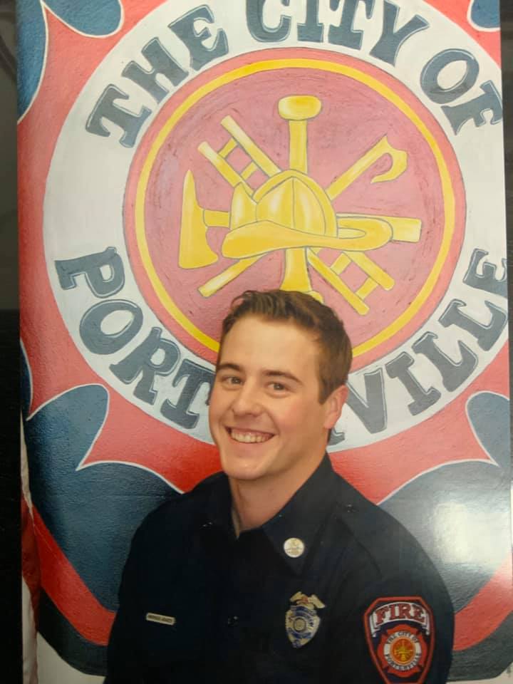 Portrait of Porterville firefighter Patrick Jones