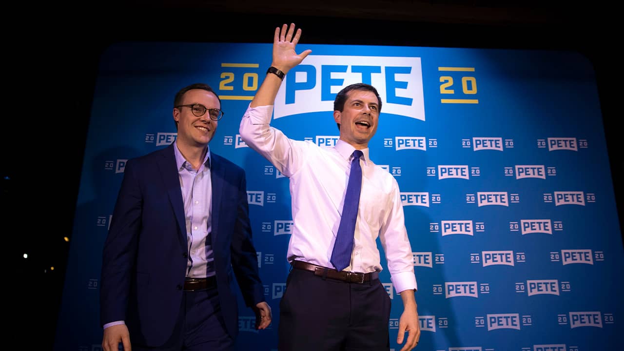 Photo of Pete Buttigieg and his husband Chasten Glezman