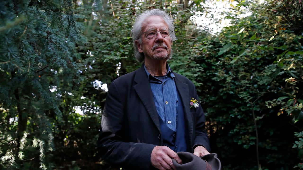 Photo of Austrian author Peter Handke
