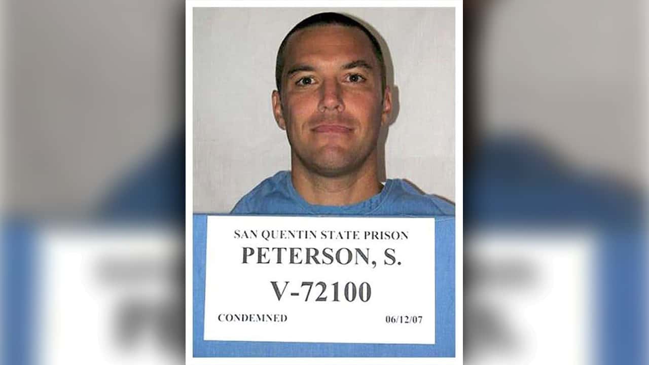 Prison booking photo of Scott Peterson