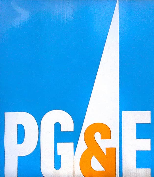 Photo of PG&E logo