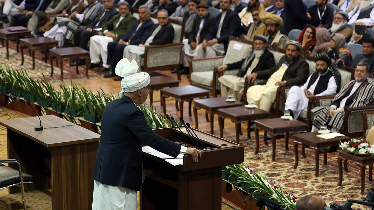 Photo of Afghan President Ashraf Ghani