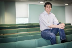 Environmental portrait of Colorado State economics professor Steven Pressman