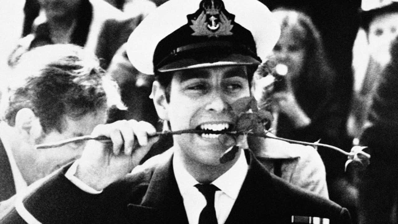 Photo of Prince Andrew in 1982