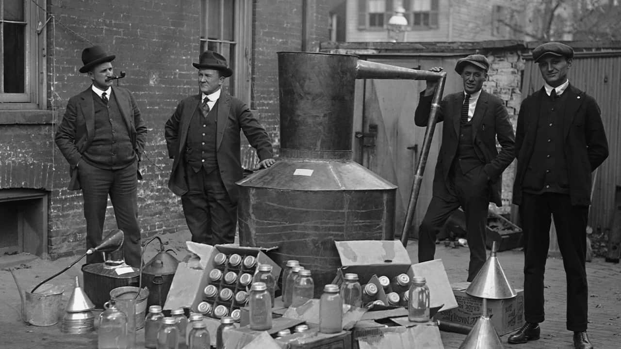 Photo of prohibition agents