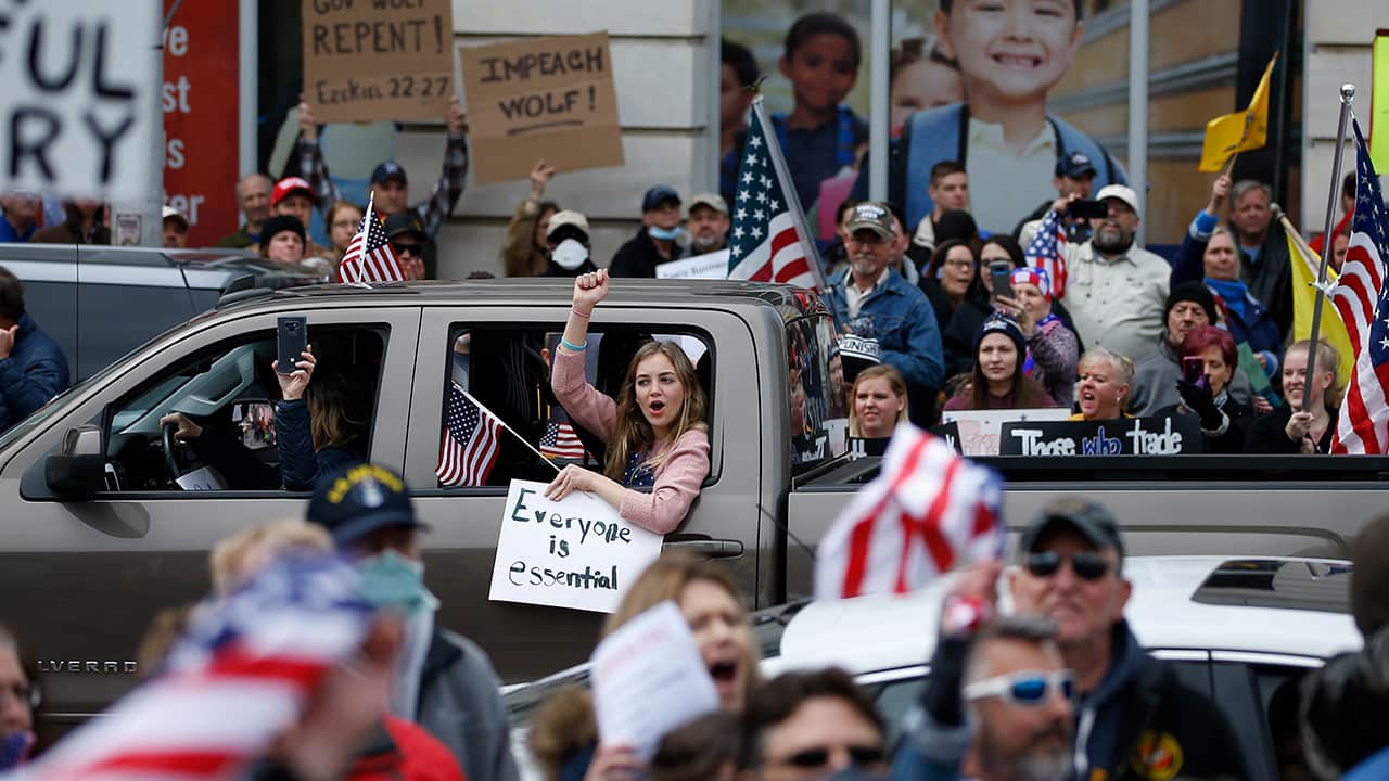 Photo of protesters 