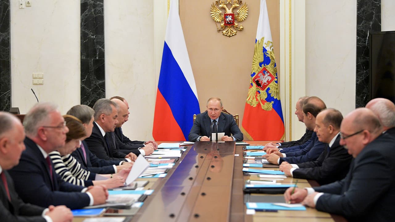 Photo of Russian President Vladimir Putin