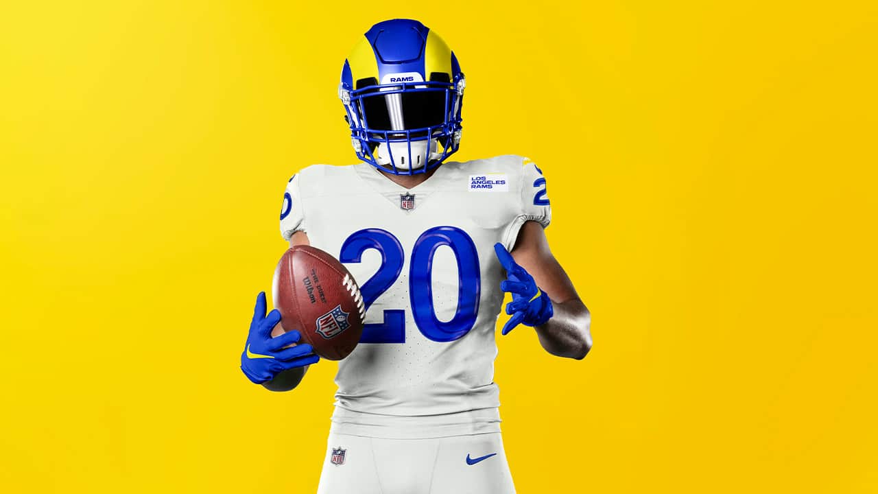 Photo of the new Rams uniforms 