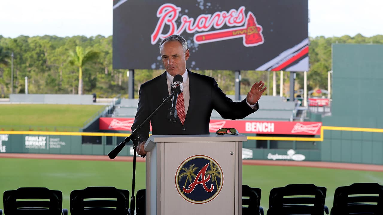 Photo of Baseball Commissioner Rob Manfred
