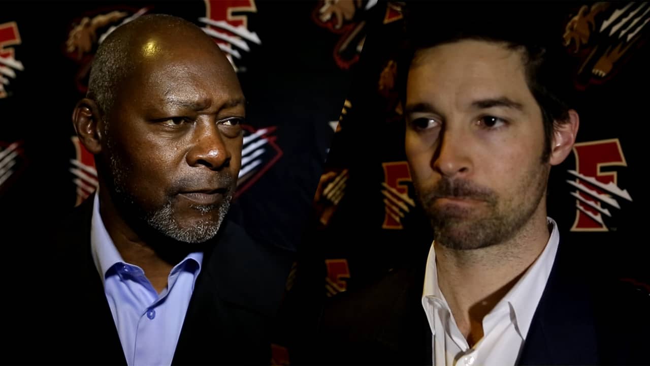 Photo combination of Dave Roberts and CJ Wilson