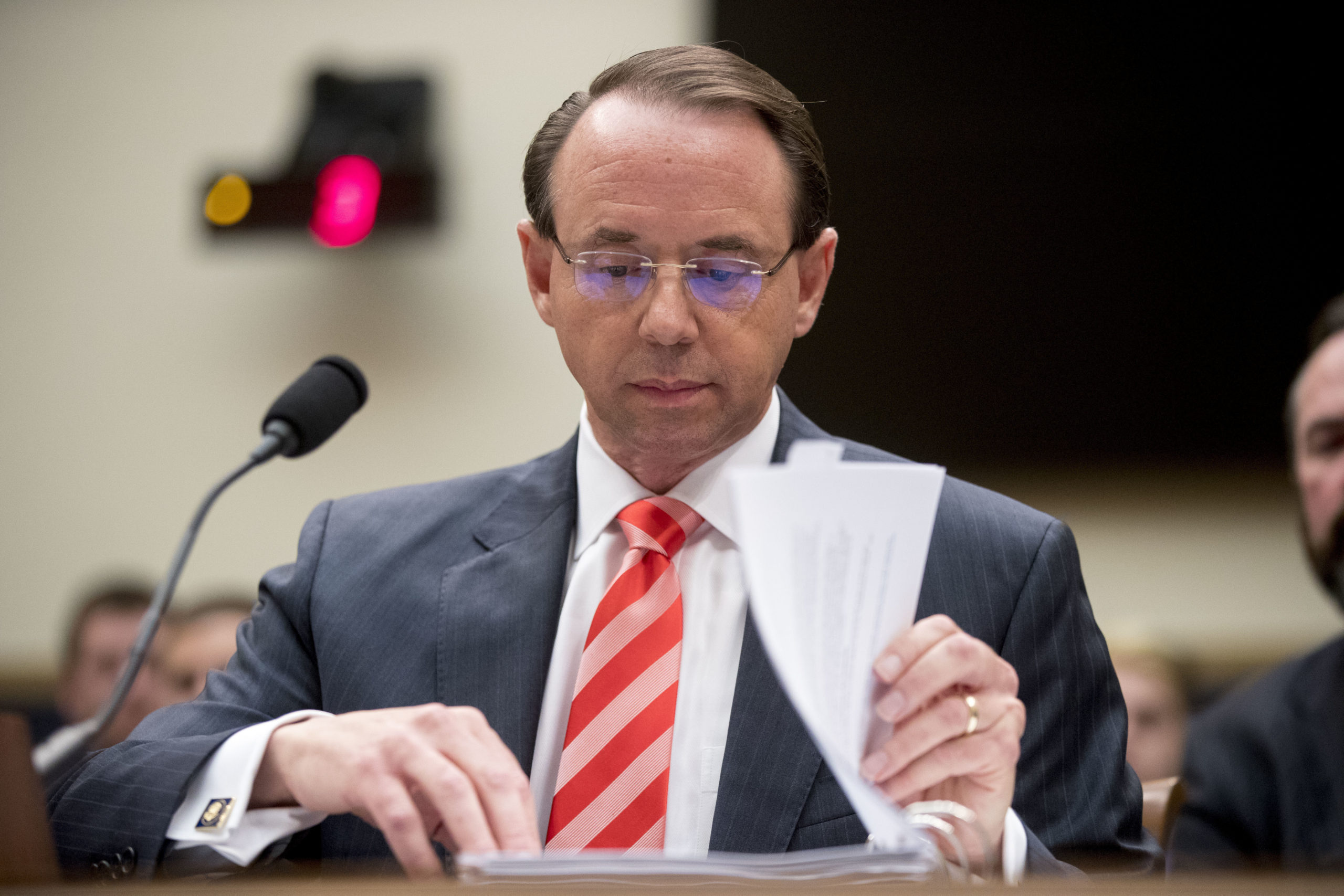 Photo of Deputy Attorney General Rod Rosenstein