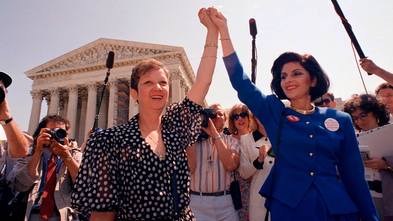 Photo of Norma McCorvey, Jane Roe in the 1973 court case