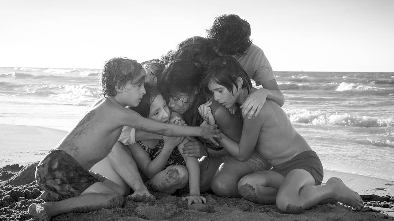 Photo of a scene from "Roma"