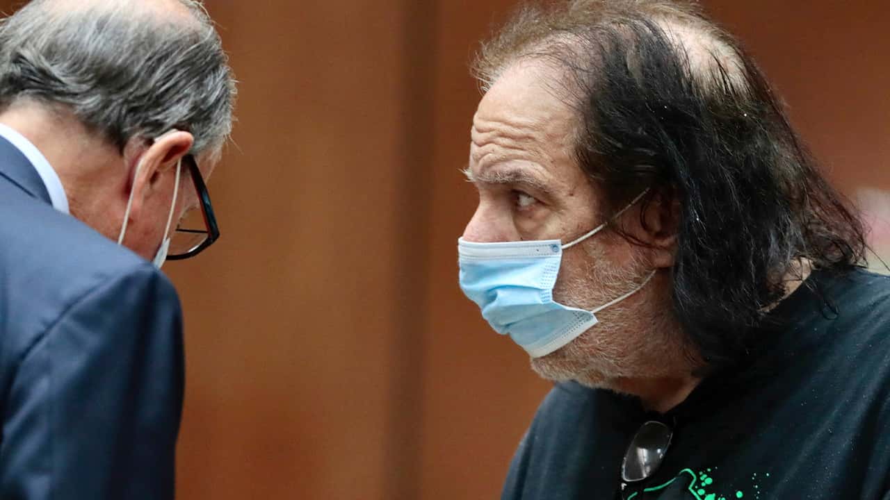 Photo of Ron Jeremy in court