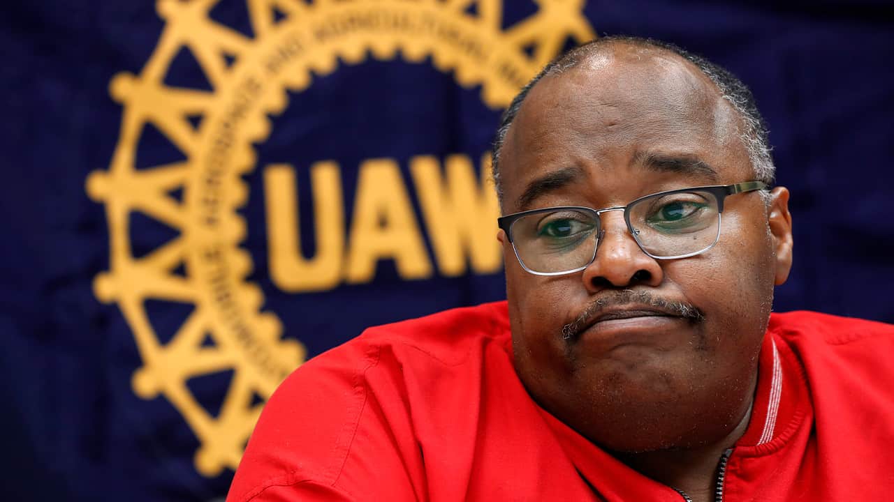 Photo of United Auto Workers union President Rory Gamble 