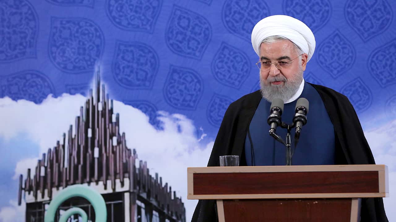 Photo of President Hassan Rouhani